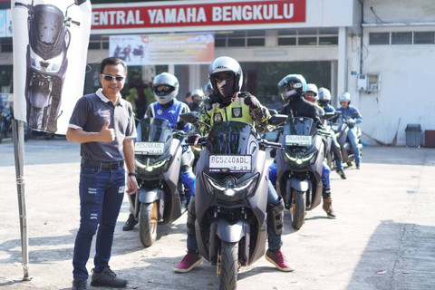 Perjalanan Tour Boemi Nusantara dengan Yamaha NMax Turbo dari Bengkulu ke Palembang. Foto: YIMM
