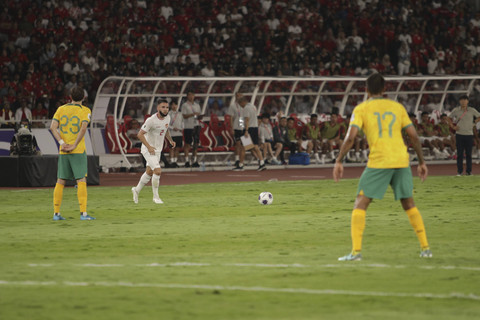 Timnas Indonesia Calvin Verdonk pada pertandingan Grup C putaran ketiga Kualifikasi Piala Dunia 2026 di Stadion Gelora Bung Karno, Jakarta, Selasa (10/9/2024). Foto: Subhan Zainuri/kumparan