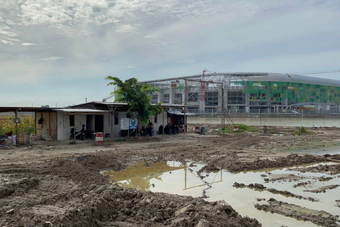 Kondisi Sumut Sport Center, Kabupaten Deli Serdang, Sumatera Utara, Kamis (12/9/2024). Foto: Tri Vosa/kumparan