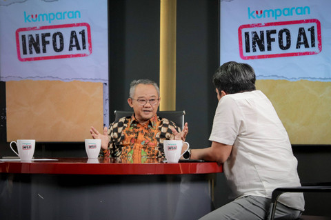 Program Info A1 kumparan bersama Sekum PP Muhammadiyah, Prof Abdul Mu'ti. Foto: Jamal Ramadhan/kumparan