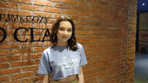 Dosma Hazenbosch hadir dalam konferensi pers series WeTV Jangan Salahkan Aku Selingkuh di CGV Grand Indonesia, Jakarta, Jumat (13/9/2024). Foto: Vincentius Mario/kumparan