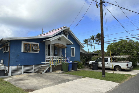 Rumah Ryan Routh terlihat di Kaaawa, Hawaii, Minggu (15/9/2024). Foto: Audrey McAvoy/AP Photo
