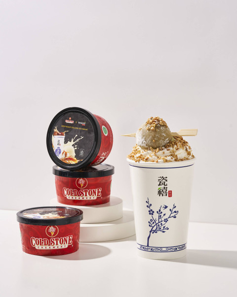 Cold Stone dan Teazzi Hadirkan Kreasi Spesial Es Krim Teh. Foto: Dok. Cold Stone