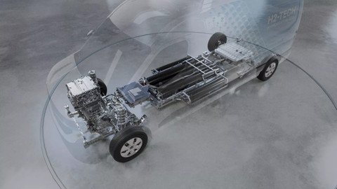 Prototipe kendaraan komersil hidrogen Renault Master H-2 Tech. Foto: Renault