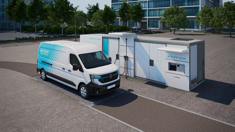 Prototipe kendaraan komersil hidrogen Renault Master H-2 Tech. Foto: Renault