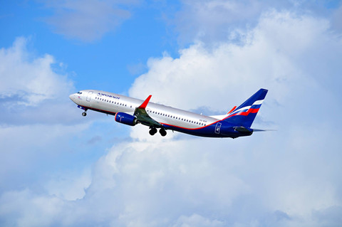 Ilustrasi maskapai Aeroflot dari Rusia. Foto: Shutterstock