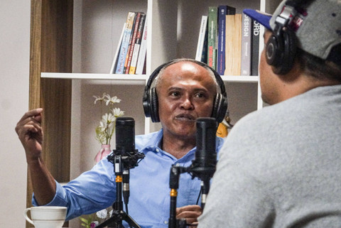 DipTalk bersama Pengamat Pertahanan Khairul Fahmi. Foto: Darryl Ramadhan/kumparan