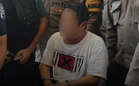 Sunarwan, pemobil BR-V yang tembak Pajero di Demak, Kamis (19/9/2024). Foto: Polres Demak