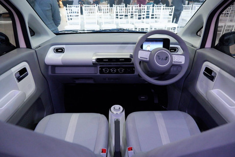 Interior Wuling Air ev Lite Long Range 300 kilometer. Foto: Aditya Pratama Niagara/kumparan