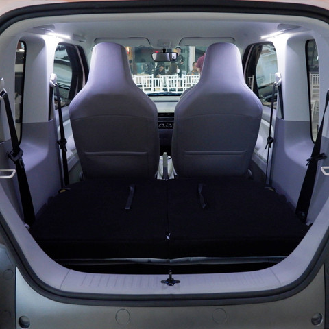 Detail eksterior dan interior mobil listrik Wuling Air ev Long range 300 Km. Foto: Sena Pratama/kumparan