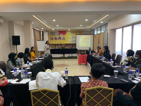 Pembukaan workshop video puisi untuk generasi muda, yang di selenggarakan oleh Lampung Literature bersama Badan Pengembangan dan Pembinaan Bahasa Kemendikbud RI | Foto : Ist