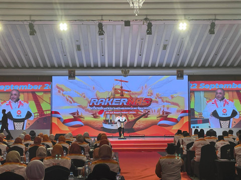 Sekjen DPP PKS Habib Aboe Bakar Al-Habsyi, dalam penutupan Rakernas DPP PKS, di Grand Sahid Jaya, Jakarta Pusat, Minggu (22/9/2024). Foto: Fadlan Nuril Fahmi/kumparan