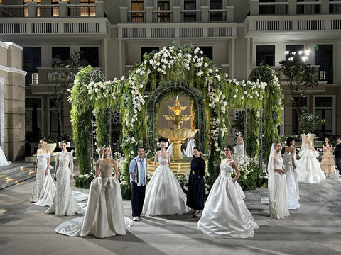 Jenama bridal SEBASTIANsposa menghadirkan gaun pernikahan dalam koleksi 'REVERIE'. Foto: Dok.  SEBASTIANsposa