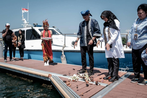 Menparekraf Sandiaga Uno meluncurkan paket wisata 3B (Banyuwangi-Bali Barat-Bali Utara) di Banyuwangi pada Sabtu (21/9/2024). Foto: Kemenparekraf RI