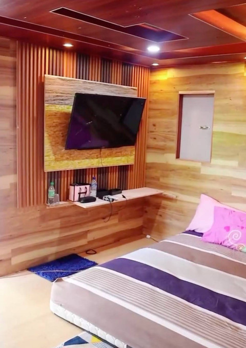 Ruangan tidur rumah Saleh. Dok: BNN RI & BNN Kalteng