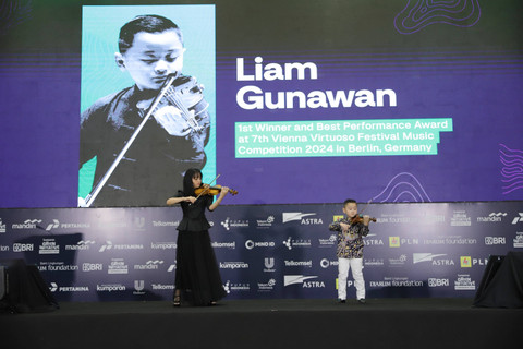Liam Gunawan tampil pada pada acara kumparan Green Initiative Conference 2024 di Hotel Borobudur, Jakarta, Selasa (24/9/2024). Foto: Jamal Ramadhan/kumparan