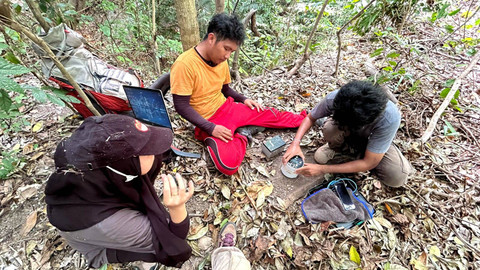 Kegiatan ekspedisi I-SSE Krakatau 2024, oleh Institut Teknologi Sumatera. | Foto: Humas Itera
