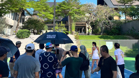 Proses produksi iklan Tolak Angin bersama petenis asal Prancis, Alizé Lim. Foto: kumparan / Nada Meita