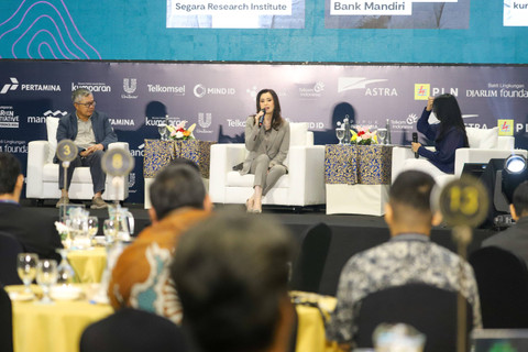 Wakil Direktur Utama Bank Mandiri Alexandra Askandar. Foto: kumparan