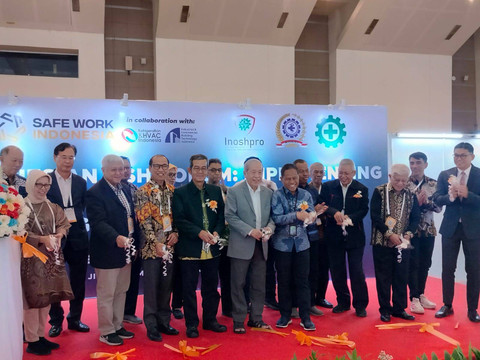 Pameran Safe Work Indonesia 2024 yang dimulai sejak Rabu (25/9), di Jiexpo Kemayoran, Jakarta. Foto: Istimewa