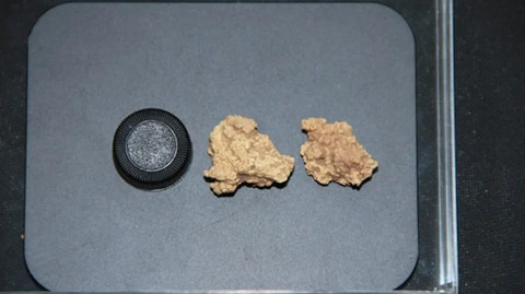 Contoh keju berusia 3.600 tahun yang ditemukan pada Mumi di Tarim Basin.   Foto: Cell/Yimin Yang