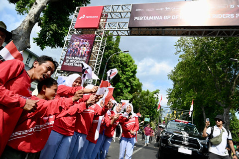Masyarakat Lombok antusias menyambut ajang Pertamina Grand Prix of Indonesia 2024. Ajang ini menjadi salah satu kebanggaan Lombok. Foto: Dok. Pertamina