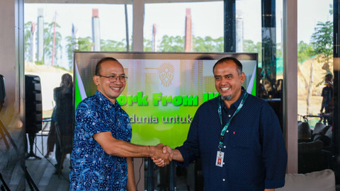Work From IKN oleh ASN Eselon II dari berbagai lembaga dan kementerian. Foto: Dok. Humas Otorita Ibu Kota Nusantara