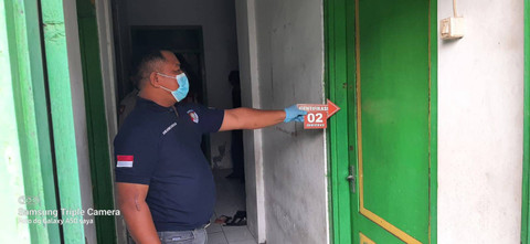 Kamar kos tempat tinggal korban. Foto: Polres Bantul