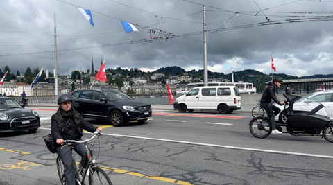 Suasana di Kota Lucerne, Swiss. Foto: Reza Aditya/kumparan