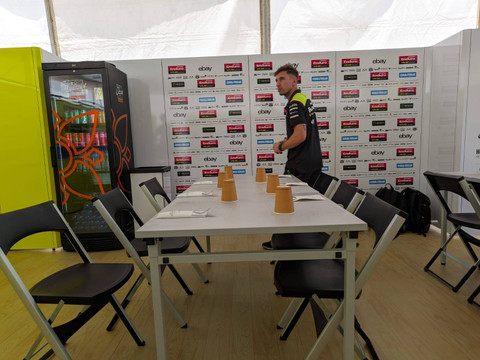 Dapur Pertamina Enduro VR46 Racing Team di Sirkuit Mandalika, NTB. Foto: Rizki Baiquni Pratama/kumparan