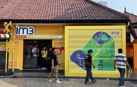Booth IM3 Postpaid Executive Lounge bagi pengguna IM3 Postpaid di Pestapora 2024