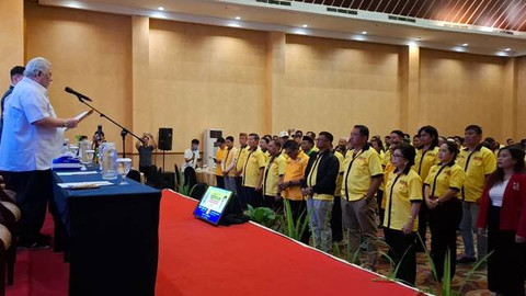 Pelantikan Tim Kampanye Calon Wali Kota dan Wakil Wali Kota Manado, Jimmy Rimba Rogi-Kristo Ivan Lumentut