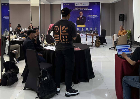 Suasana Workshop 9Series TDA Ygyakarta. foto/dok. tda yogyakarta