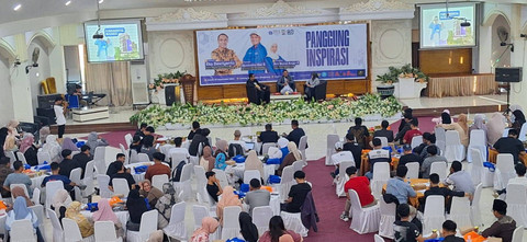 Suasana Sharing bisnis panggung inspirasi TDA Wajo. foto/dok.tda wajo