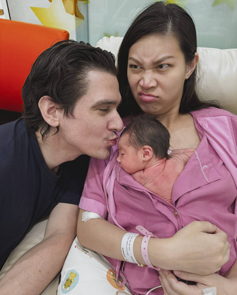 Patricia usai melahirkan. Foto: Instagram/ @patriciagouw