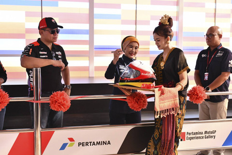 Indonesia jadi negara pertama di dunia yang menjadi rumah bagi Pertamina MotoGP Experience Gallery berlokasi di Pertamina Mandalika International Circuit, kawasan The Mandalika, Lombok Tengah, Nusa Tenggara Barat (NTB) Foto: Dok. Pertamina