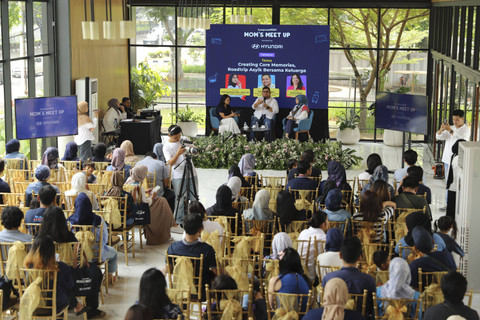 Suasana kumparan Mom's Meet Up bertajuk Creating Core Memories, Roadtrip Asyik Bersama Keluarga saat menjajal Hyundai Stargazer di Cibis Park, Jakarta Selatan, Minggu (29/9/2024). Foto: Iqbal Firdaus/kumparan