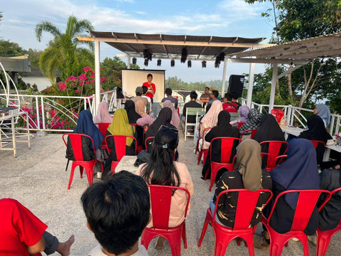 Suasana sharing season TDA Palopo.foto/dok.tda palopo