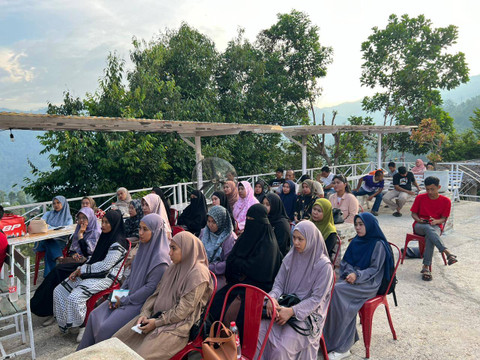 Suasana sharing season TDA Palopo.foto/dok.tda palopo