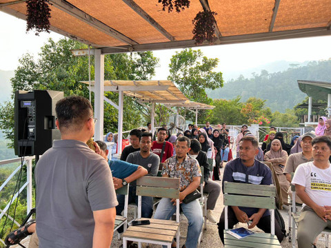 Suasana sharing season TDA Palopo.foto/dok.tda palopo
