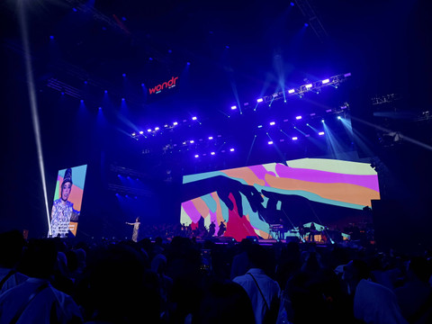 Konser The Greatest Melly Goeslaw: Everlasting Harmony digelar di Beach City International Stadium Ancol, Jakarta, Minggu (29/9/2024). Foto: Giovanni/kumparan
