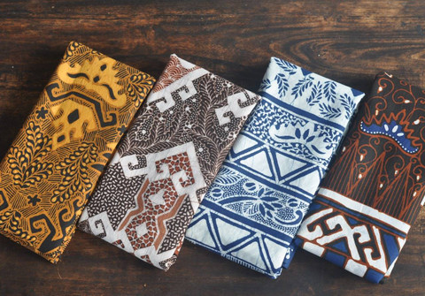 Batik motif khas Lampung dengan pewarnaan alami. | Foto: Siger Batik Lampung