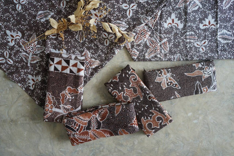 Batik motif khas Lampung dengan pewarnaan alami. | Foto: Siger Batik Lampung
