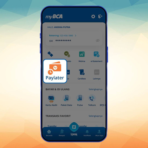 Ilustrasi pengajuan Paylater BCA. Foto: dok. BCA