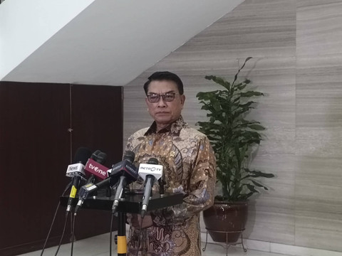 Kepala Staff Presiden, Moeldoko di Kantor KSP, Jakarta Pusat, Rabu (2/10/2024). Foto: Zamachsyari/kumparan