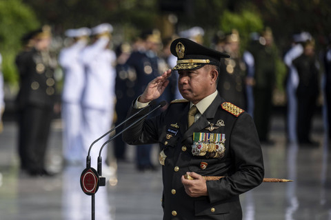 Panglima TNI Jenderal TNI Agus Subiyanto.  Foto: ANTARA FOTO/Aprillio Akbar