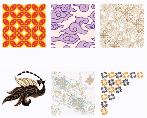 Canva rilis elemen desain bertema batik. Foto: Canva