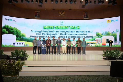 Forum interaktif METI GREEN TALK yang membahas strategi untuk menjamin ketersediaan bahan baku biomassa di Indonesia. (ist)