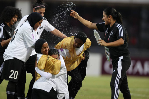 Abu Dhabi Country menang 1-2 atas Wuhan Jiangda University di laga perdana Liga Champions Asia Wanita 2024/25, Kamis (3/10). Foto: Dok AFC