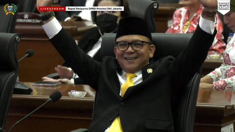 Pimpinan DPRD Provinsi DKI Jakarta di Balai Kota, Jakarta, Jumat (4/10/2024). Foto: Youtube/DPRD Provinsi DKI Jakarta
